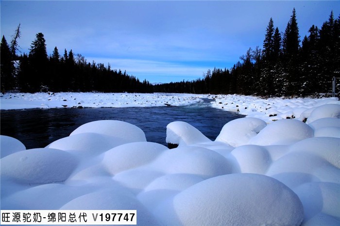 新疆阿勒泰美景----冬日里的禾木村
